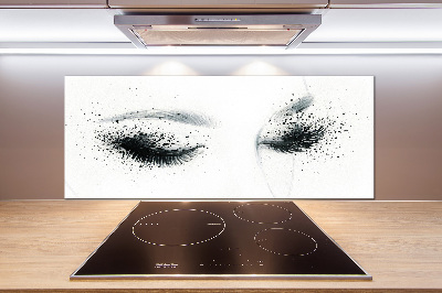 Rivestimento parete cucina con finitura Trucco