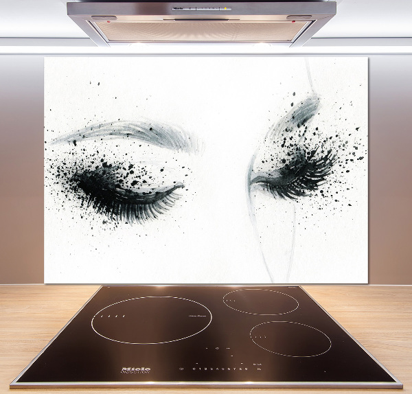 Rivestimento parete cucina con finitura Trucco