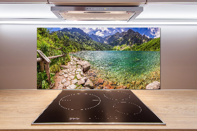 Rivestimento parete cucina con motivo 