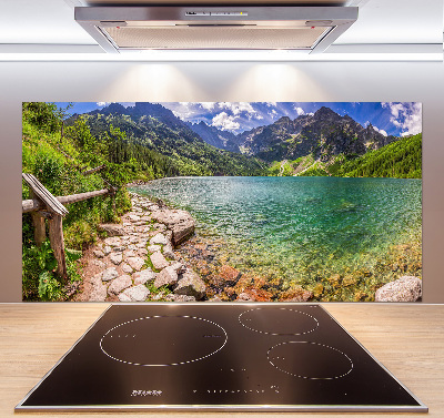 Rivestimento parete cucina con motivo 