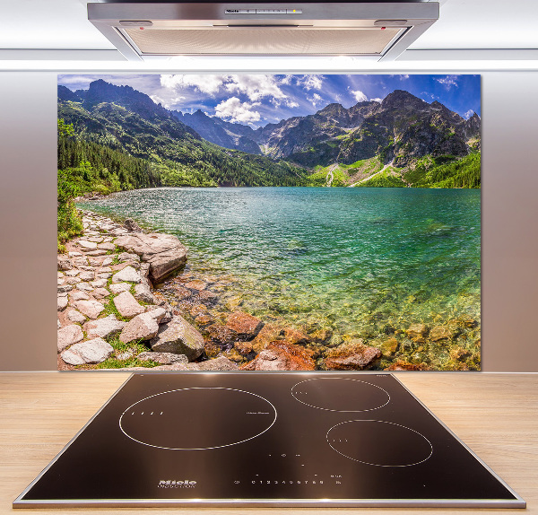 Rivestimento parete cucina con motivo 