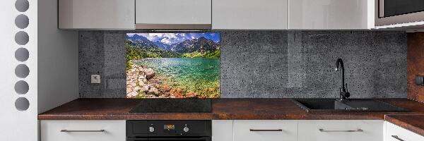 Rivestimento parete cucina con motivo 