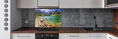 Rivestimento parete cucina con motivo 