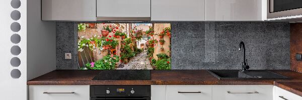 Pannello retrocucina con motivo Strade italiane