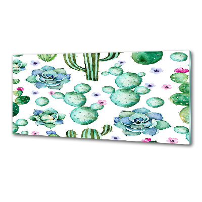 Pannello paraschizzi cucina con motivo cactus