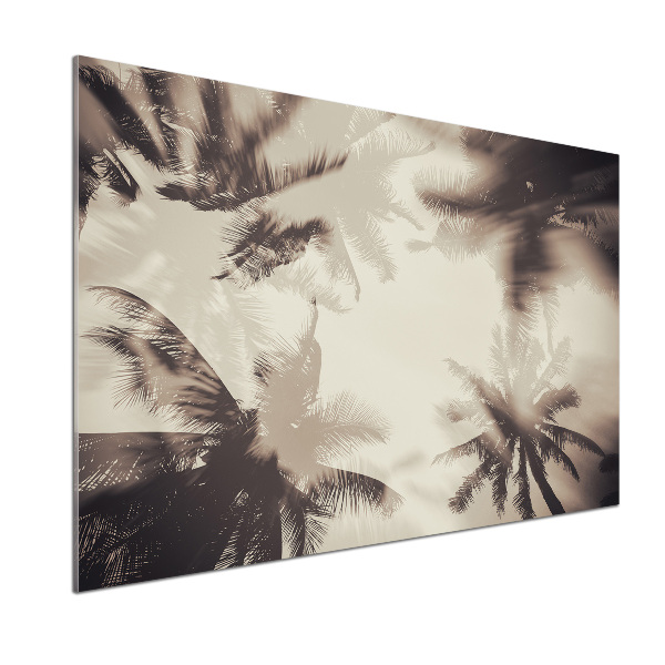 Rivestimento parete cucina con motivo a palme