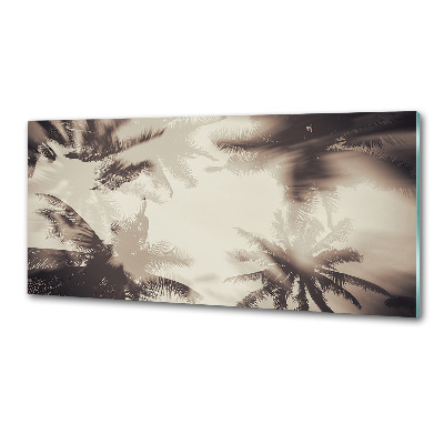 Rivestimento parete cucina con motivo a palme