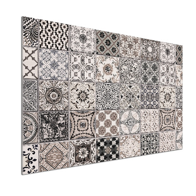 Pannello retrocucina con piastrelle in ceramica