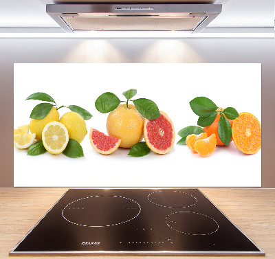 Pannello retrocucina con motivo di agrumi