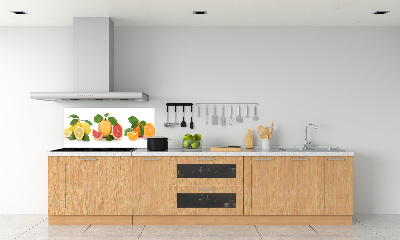 Pannello retrocucina con motivo di agrumi