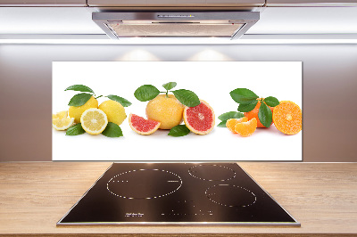 Pannello retrocucina con motivo di agrumi