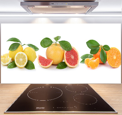 Pannello retrocucina con motivo di agrumi