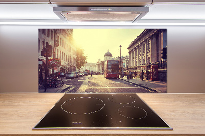 Pannello paraschizzi cucina stile Londra