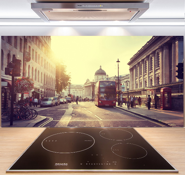 Pannello paraschizzi cucina stile Londra