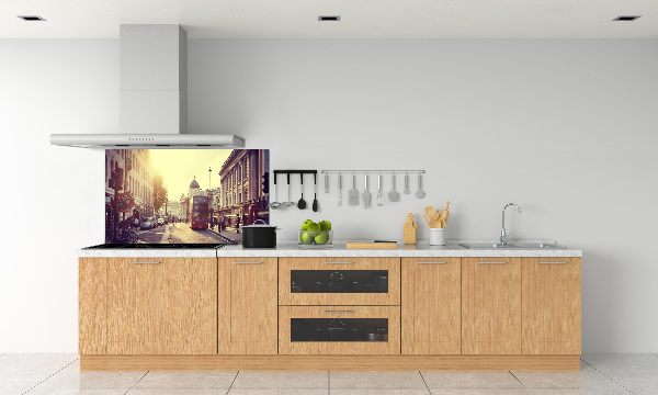 Pannello paraschizzi cucina stile Londra