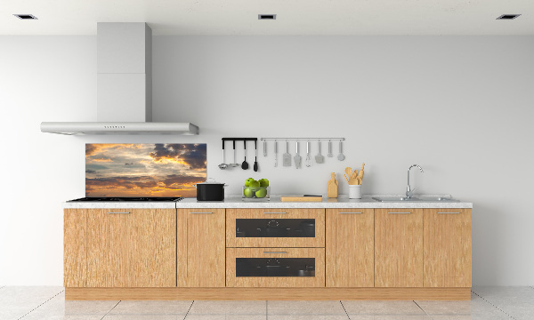 Pannello paraschizzi cucina con motivo Tramonto