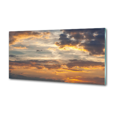 Pannello paraschizzi cucina con motivo Tramonto