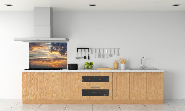 Pannello paraschizzi cucina con motivo Tramonto