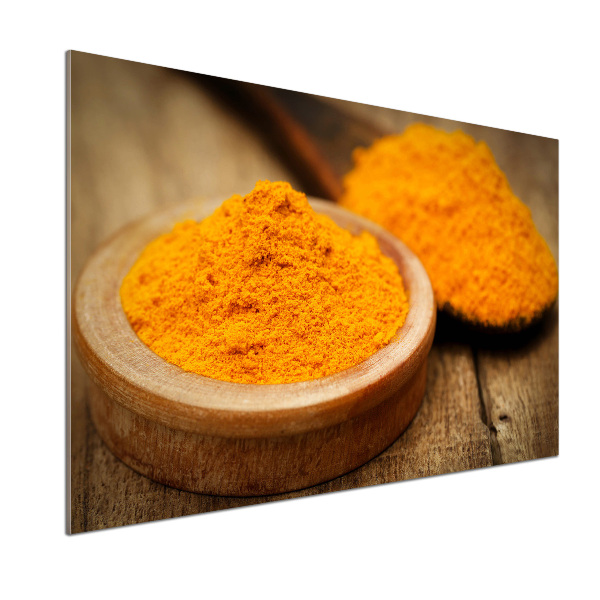 Pannello retrocucina con motivo curcuma