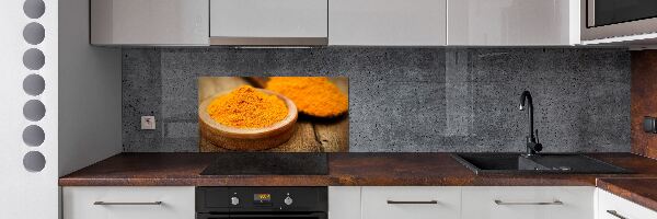 Pannello retrocucina con motivo curcuma