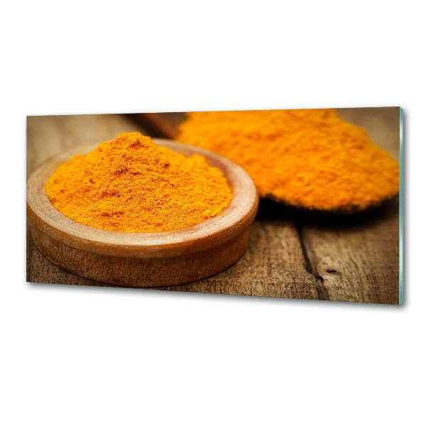 Pannello retrocucina con motivo curcuma