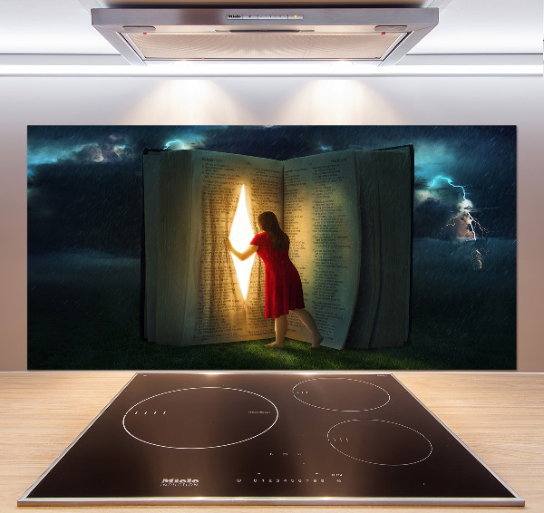 Pannello paraschizzi cucina con motivo 