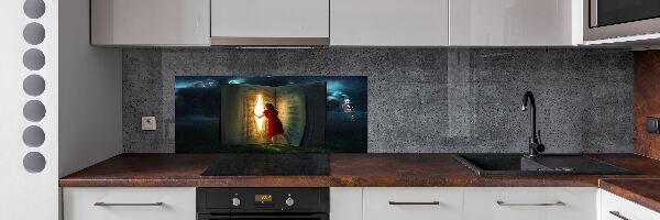 Pannello paraschizzi cucina con motivo 