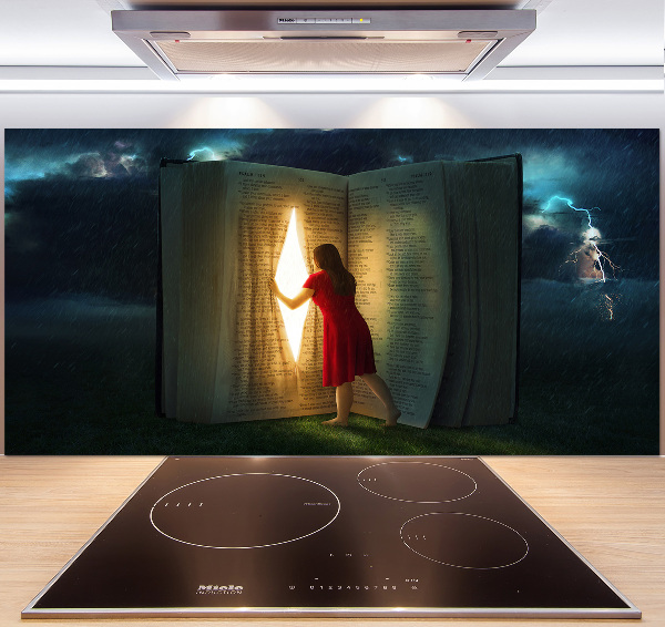 Pannello paraschizzi cucina con motivo 