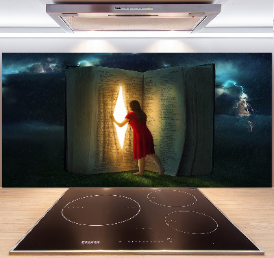 Pannello paraschizzi cucina con motivo 