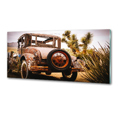 Rivestimento parete cucina con motivo a tema incidente stradale