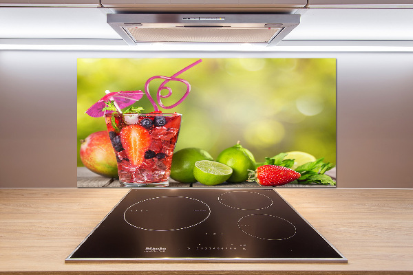Rivestimento parete cucina con motivo Cocktail di frutta