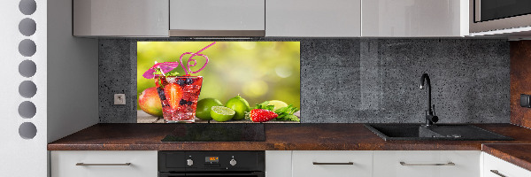 Rivestimento parete cucina con motivo Cocktail di frutta