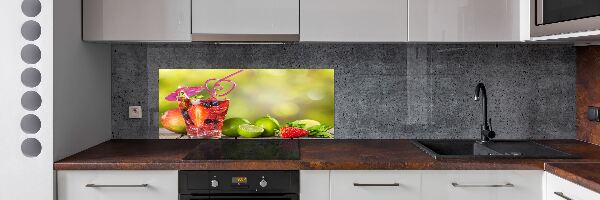 Rivestimento parete cucina con motivo Cocktail di frutta