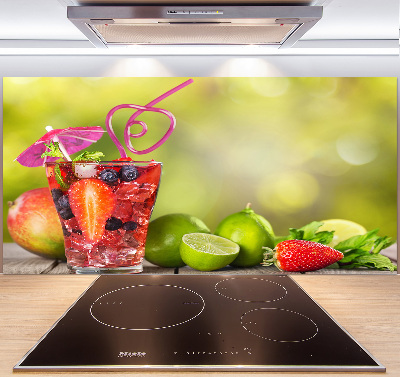 Rivestimento parete cucina con motivo Cocktail di frutta