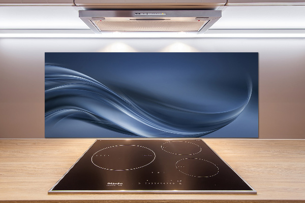 Rivestimento parete cucina con finitura a onda grigia