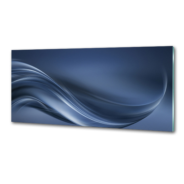 Rivestimento parete cucina con finitura a onda grigia