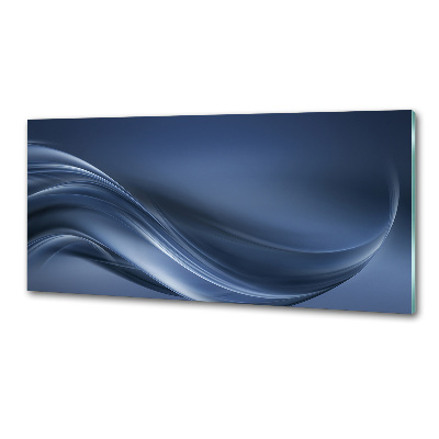 Rivestimento parete cucina con finitura a onda grigia