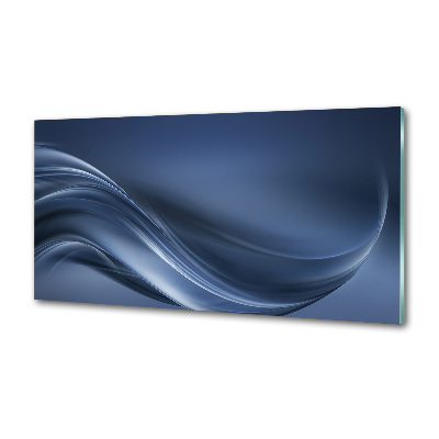 Rivestimento parete cucina con finitura a onda grigia