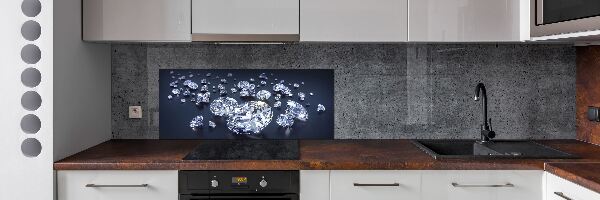 Pannello retrocucina con motivo a diamanti
