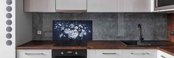 Pannello retrocucina con motivo a diamanti