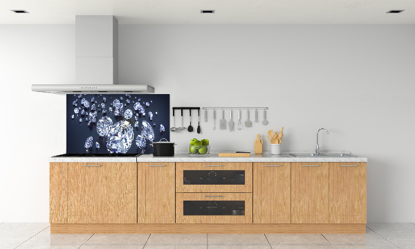 Pannello retrocucina con motivo a diamanti