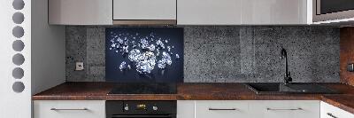 Pannello retrocucina con motivo a diamanti