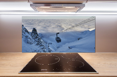 Pannello paraschizzi cucina con stampa Kasprowy Wierch