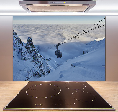 Pannello paraschizzi cucina con stampa Kasprowy Wierch