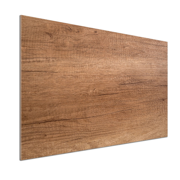 Pannello paraschizzi cucina con motivo in legno