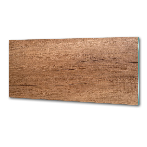 Pannello paraschizzi cucina con motivo in legno