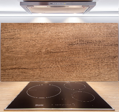 Pannello paraschizzi cucina con motivo in legno