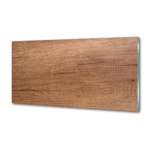 Pannello paraschizzi cucina con motivo in legno