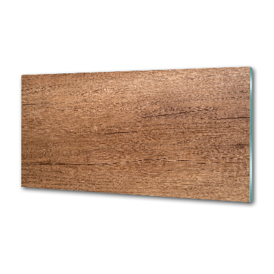 Pannello paraschizzi cucina con motivo in legno