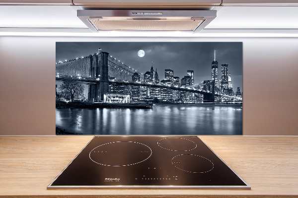 Pannello paraschizzi cucina con stampa del skyline di Manhattan, New York